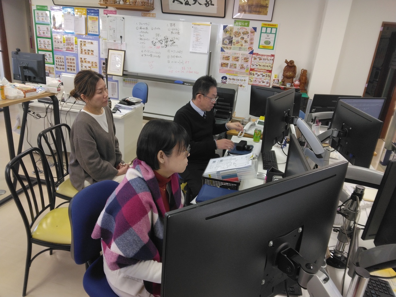 根度計画の様子_本社